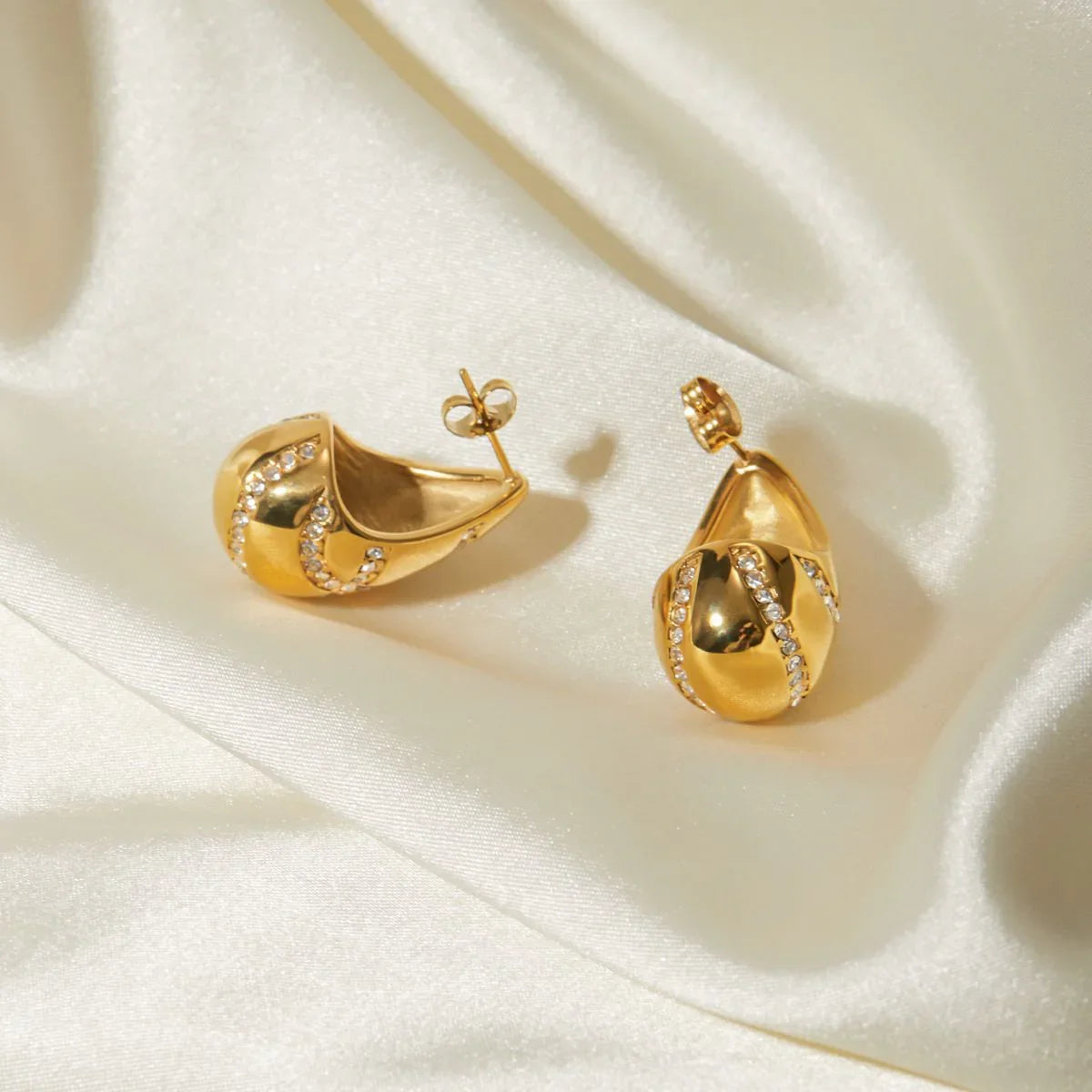 Serenity Gold Earrings