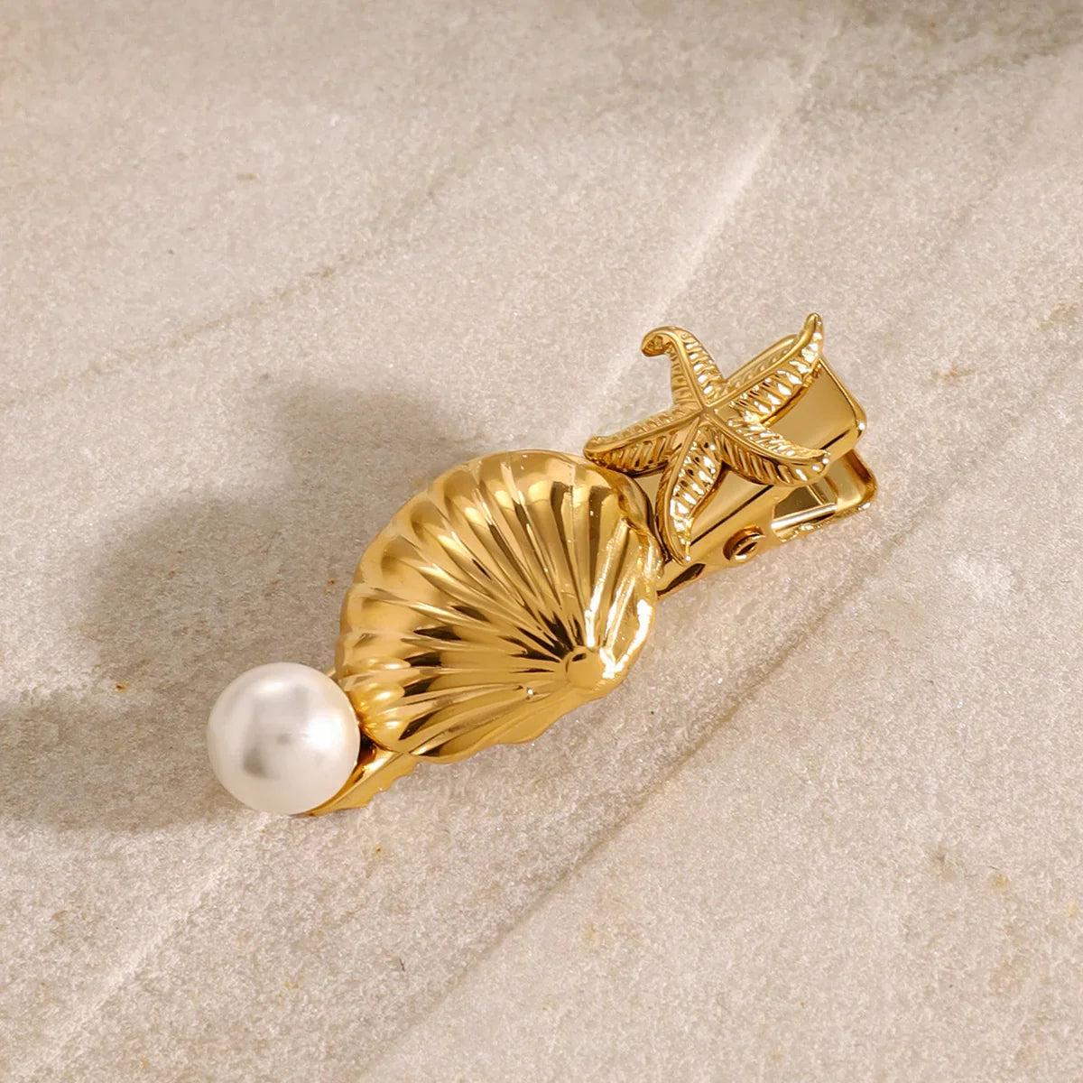 Amaryllis Treasures Gold Hair Clip