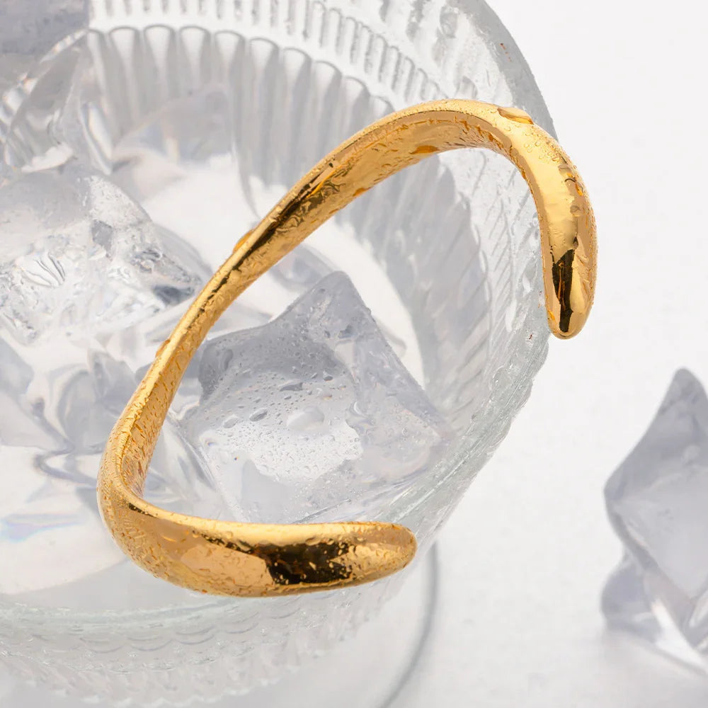 Sophia Contemporary Gold Bangle