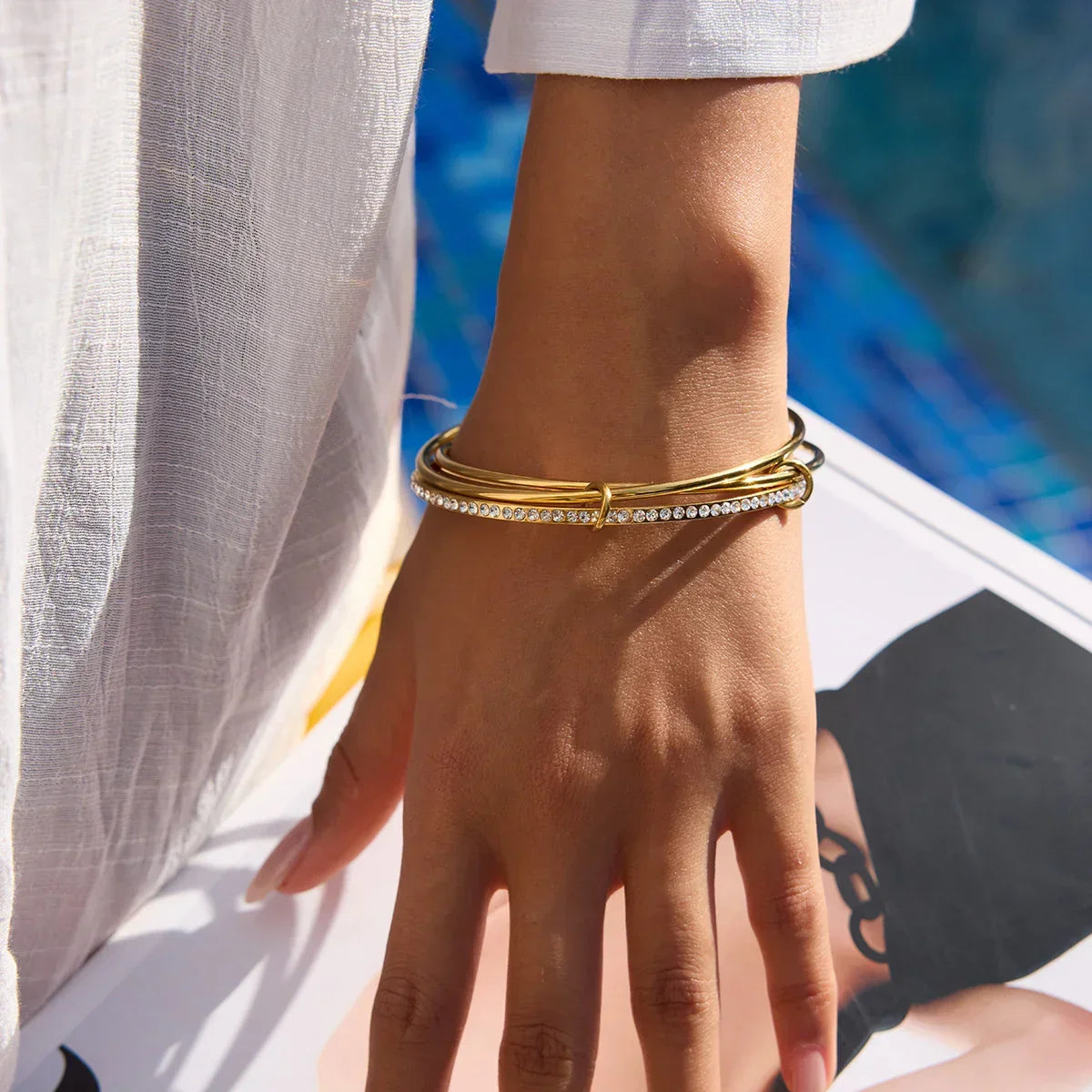 Juliet Stacked Diamond Bracelet