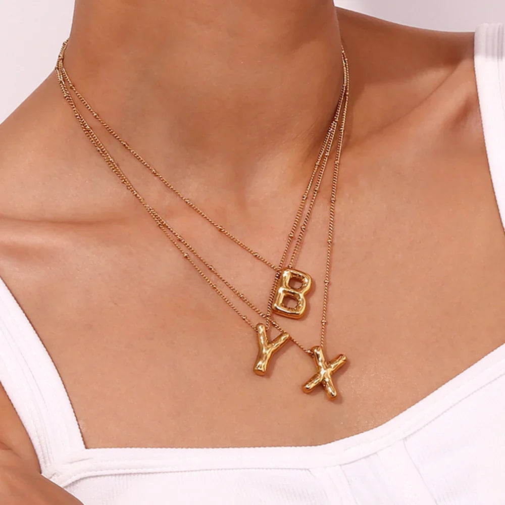 Diana Gold Initial Necklace