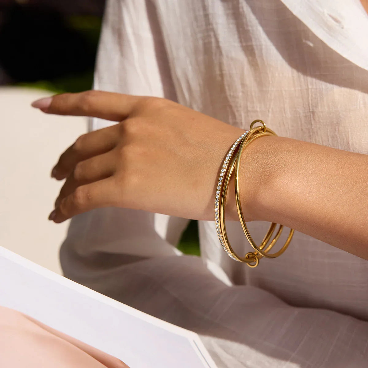 Juliet Stacked Diamond Bracelet