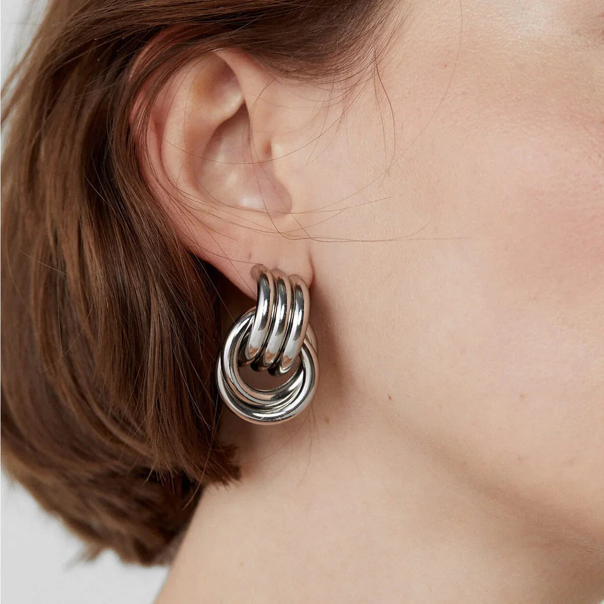 Sparkle Layered Hoop Earrings