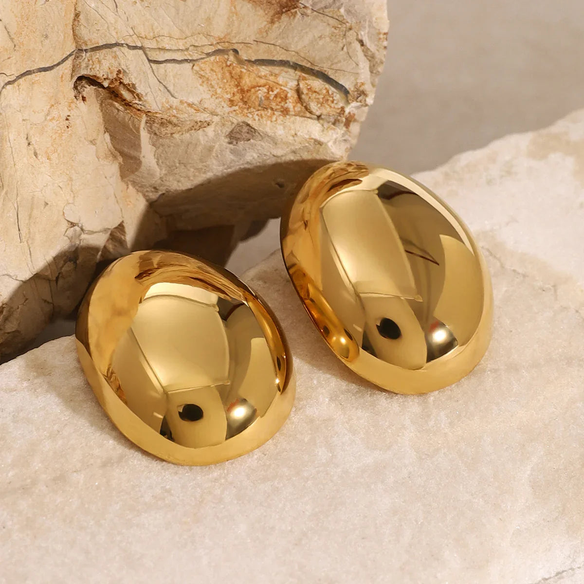 Dream Gold Bean Earrings