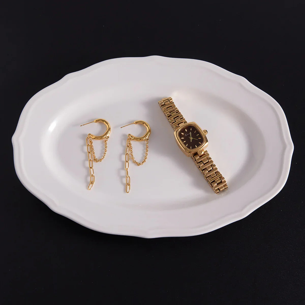 Purity Link Chain Hoops
