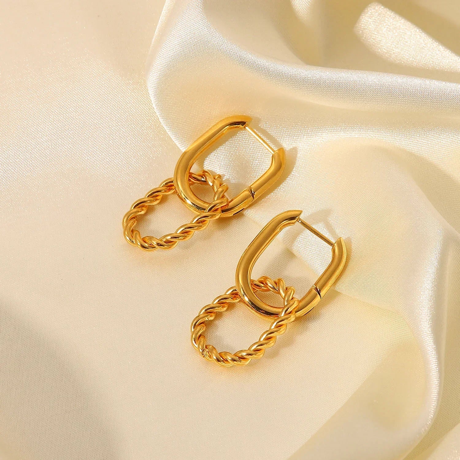 Strength Gold Earrings