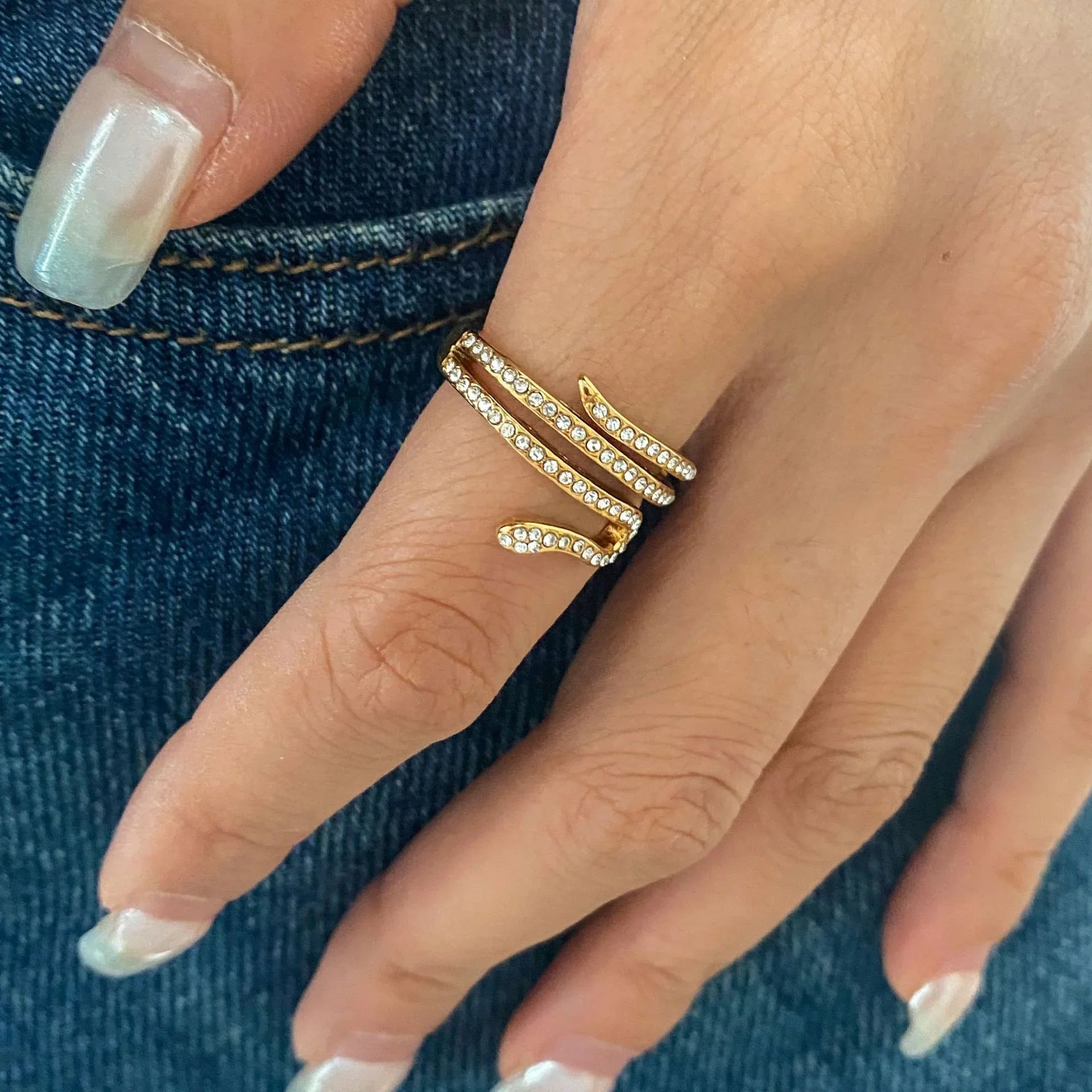 Colombo Layered Diamond Ring