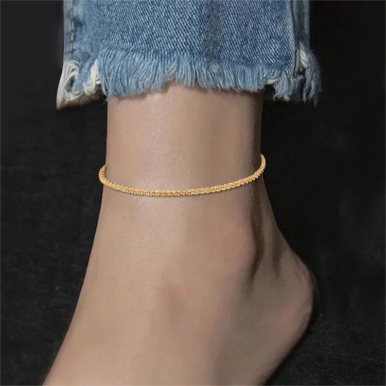 Sunrise Gold Chain Anklet
