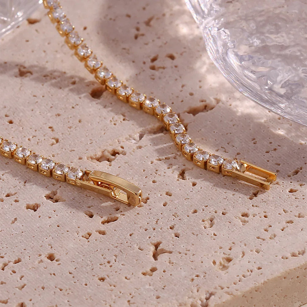 Sumi Diamond Tennis Necklace