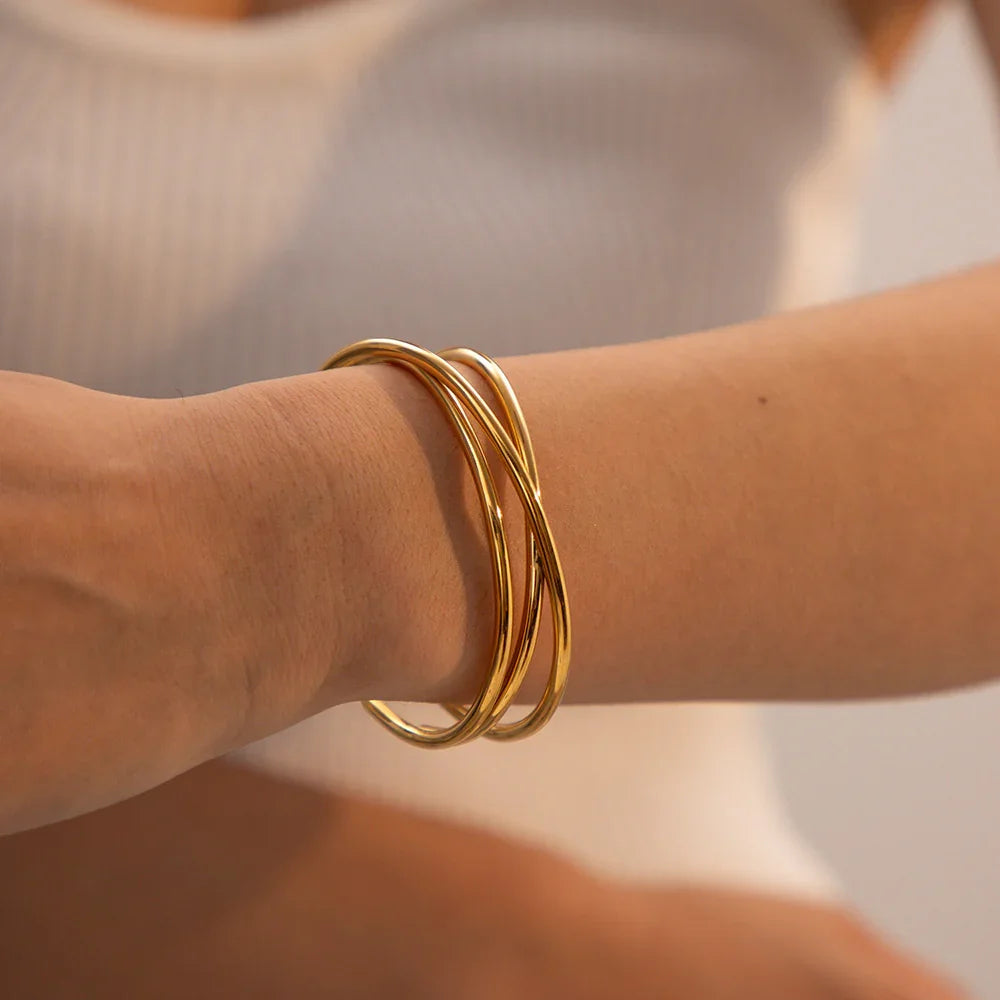 Iris Gold Bracelet