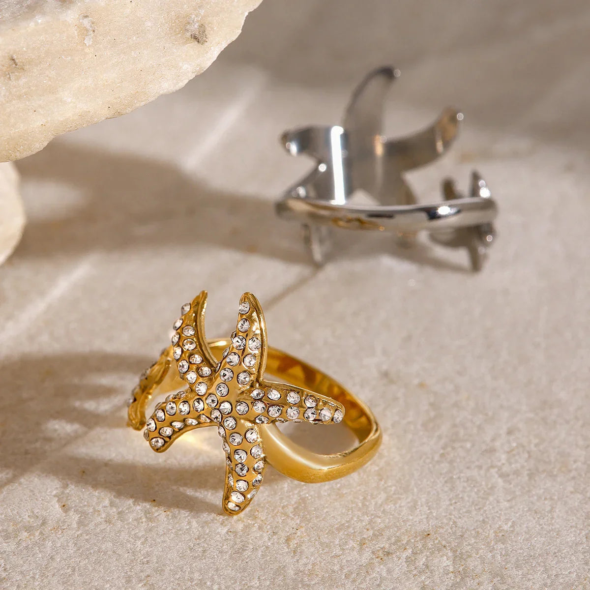 Male Starfish Diamond Ring
