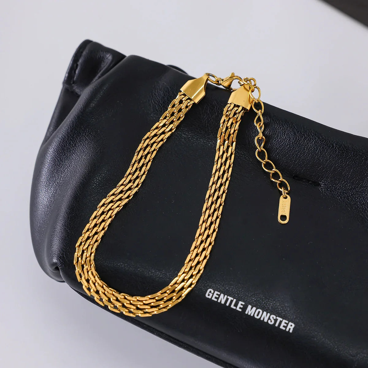 Beachlight Mesh Chain Gold Anklet