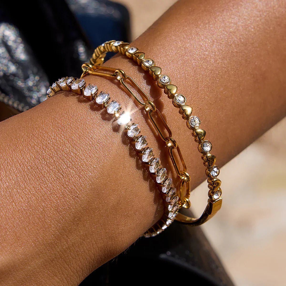Lena Oval Cut Tennis Bracelet