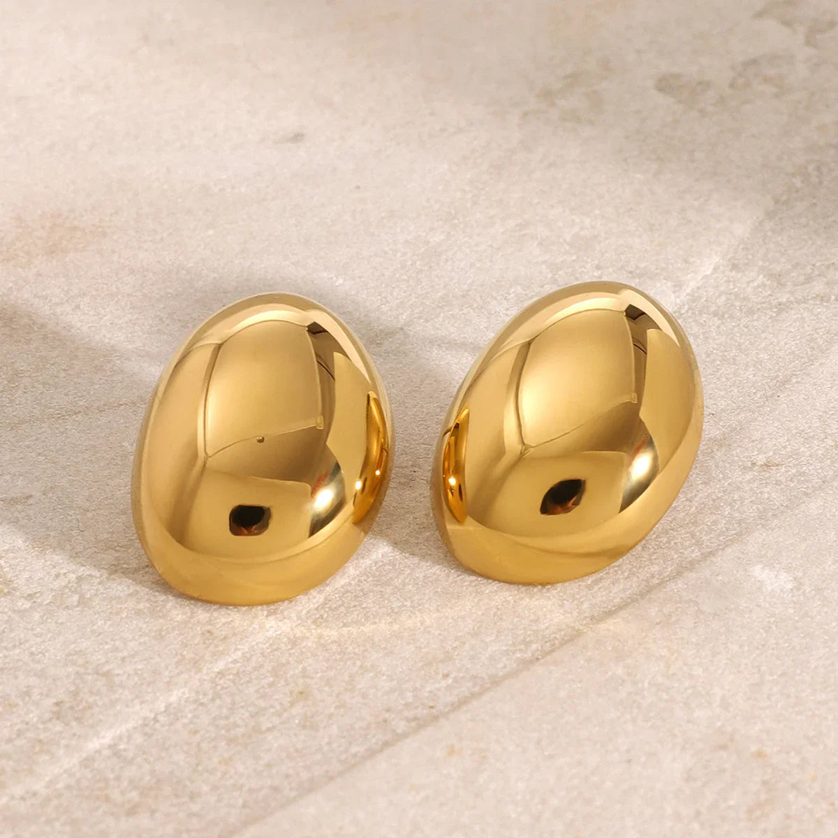 Dream Gold Bean Earrings