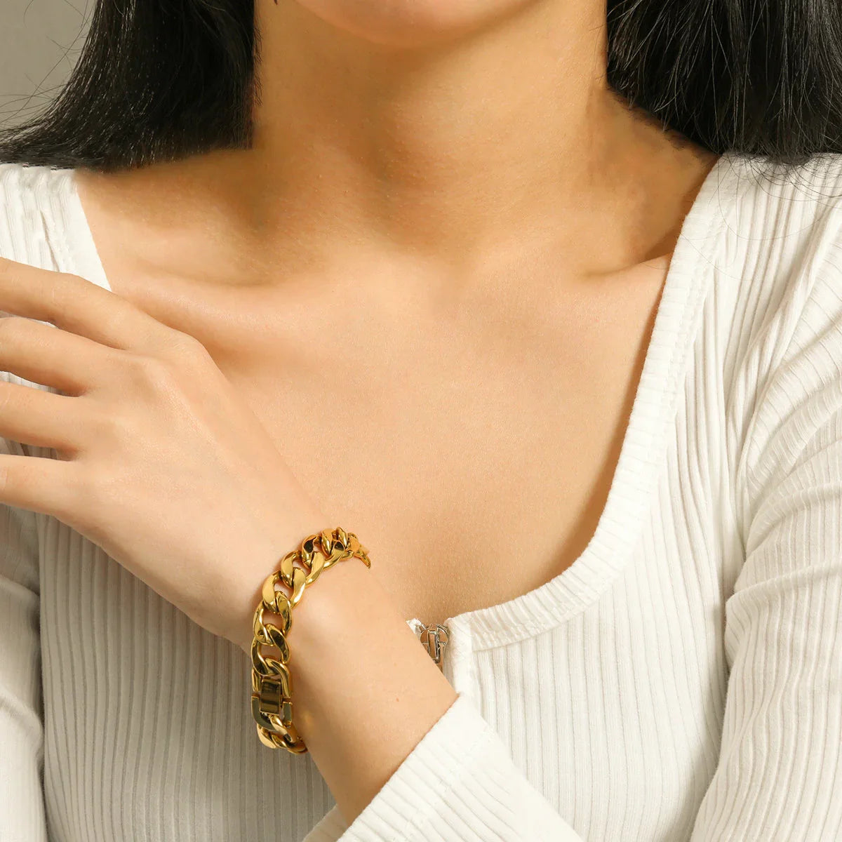Maria Gold Chain Bracelet