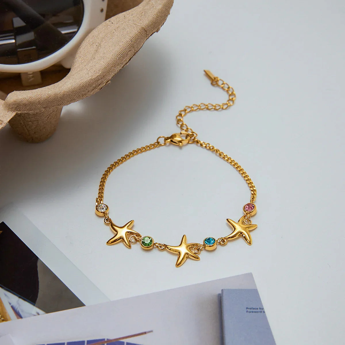Ellie Golden Starfish Bracelet