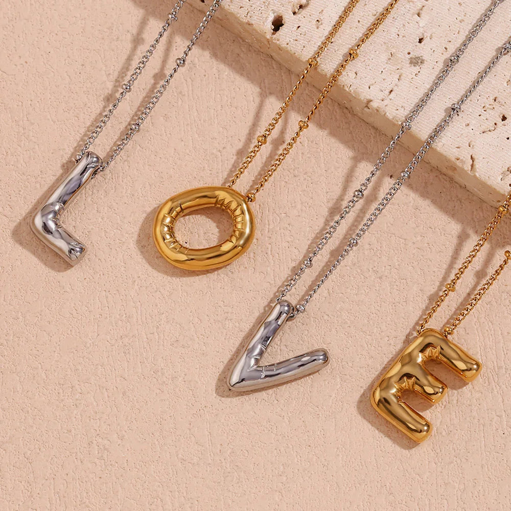 Diana Gold Initial Necklace