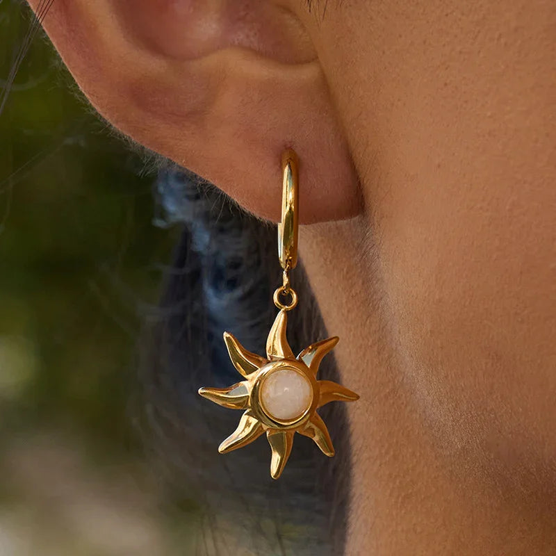 Affection Sun-shaped Earrings