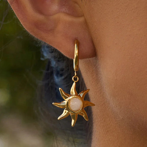 Affection Sun-shaped Earrings