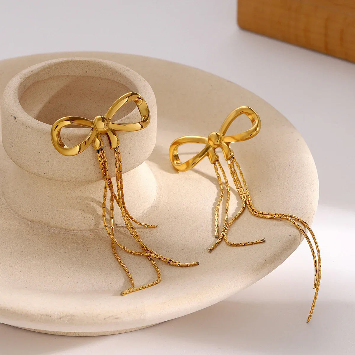Tenderness Bow Earrings