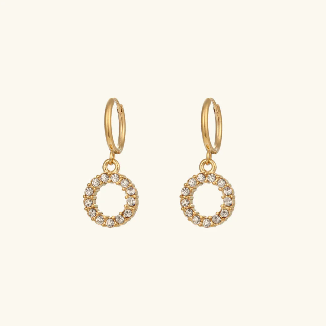 Grace Initial Letter Earrings
