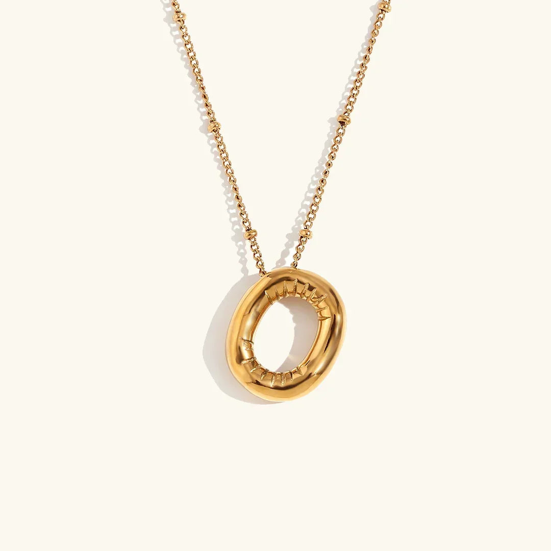 Diana Gold Initial Necklace