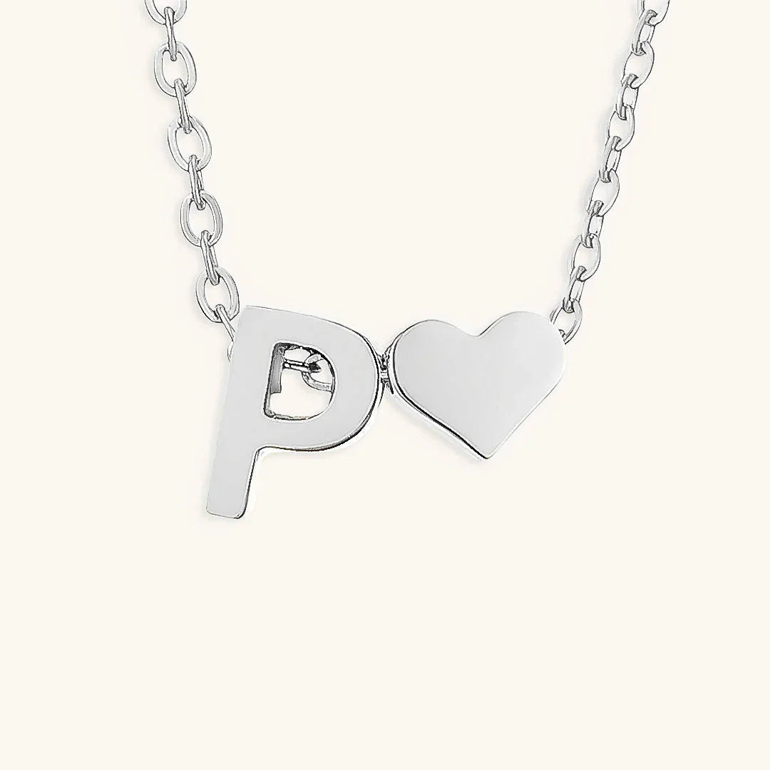 Hathor Initial Letter Gold Necklace