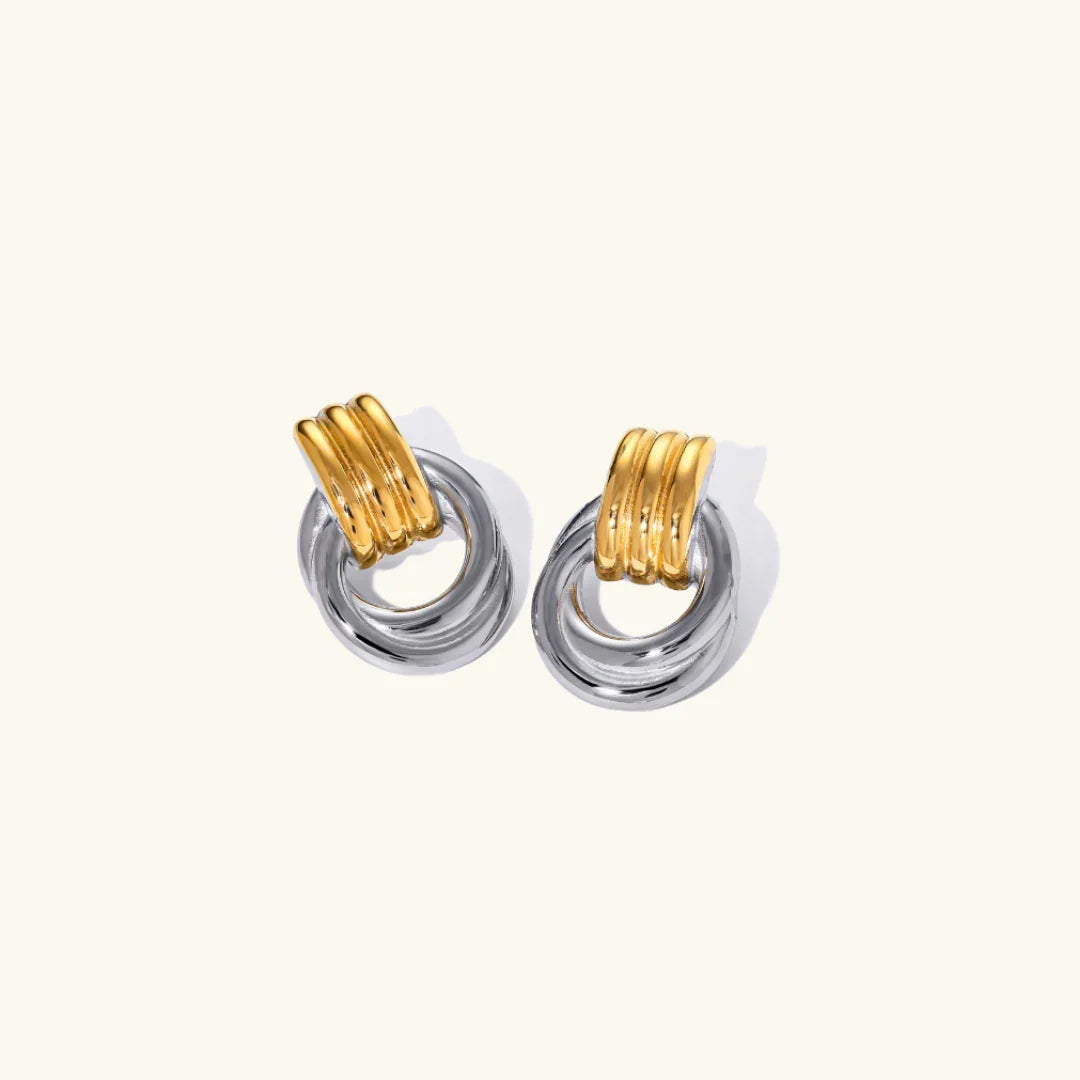 Sparkle Layered Hoop Earrings