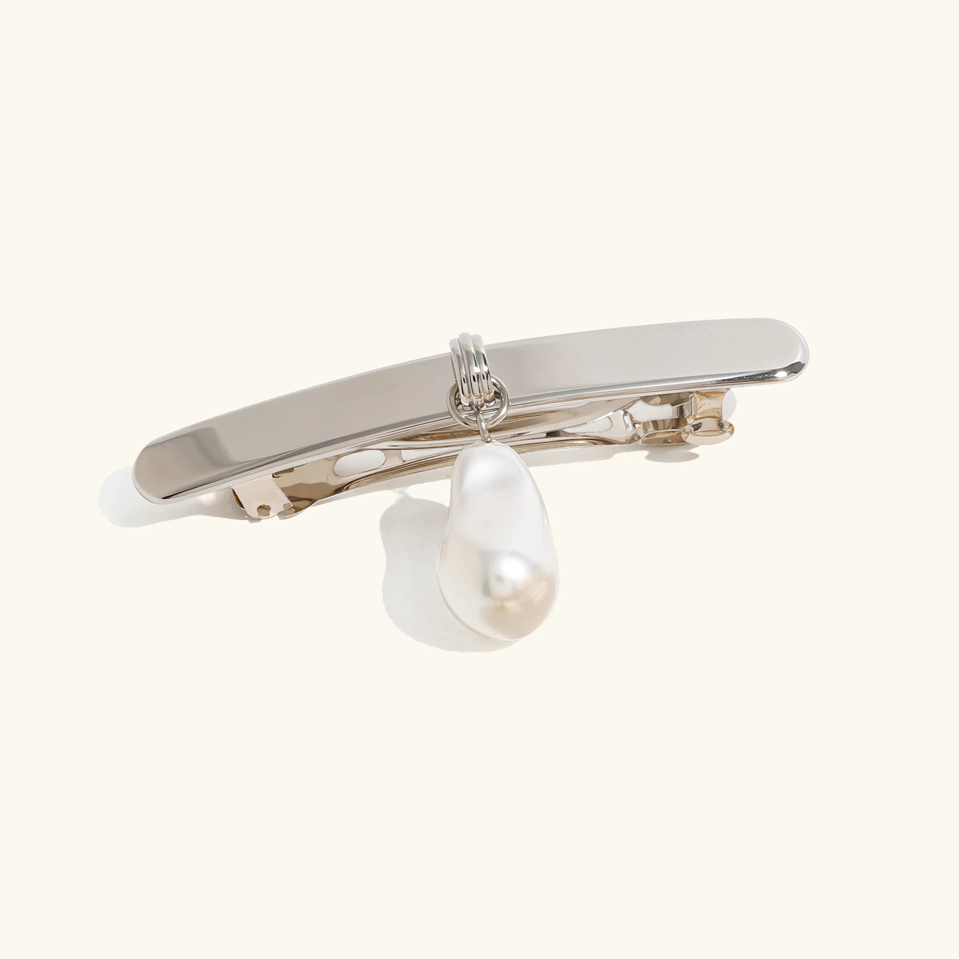 Rose Pearl Hair Clip