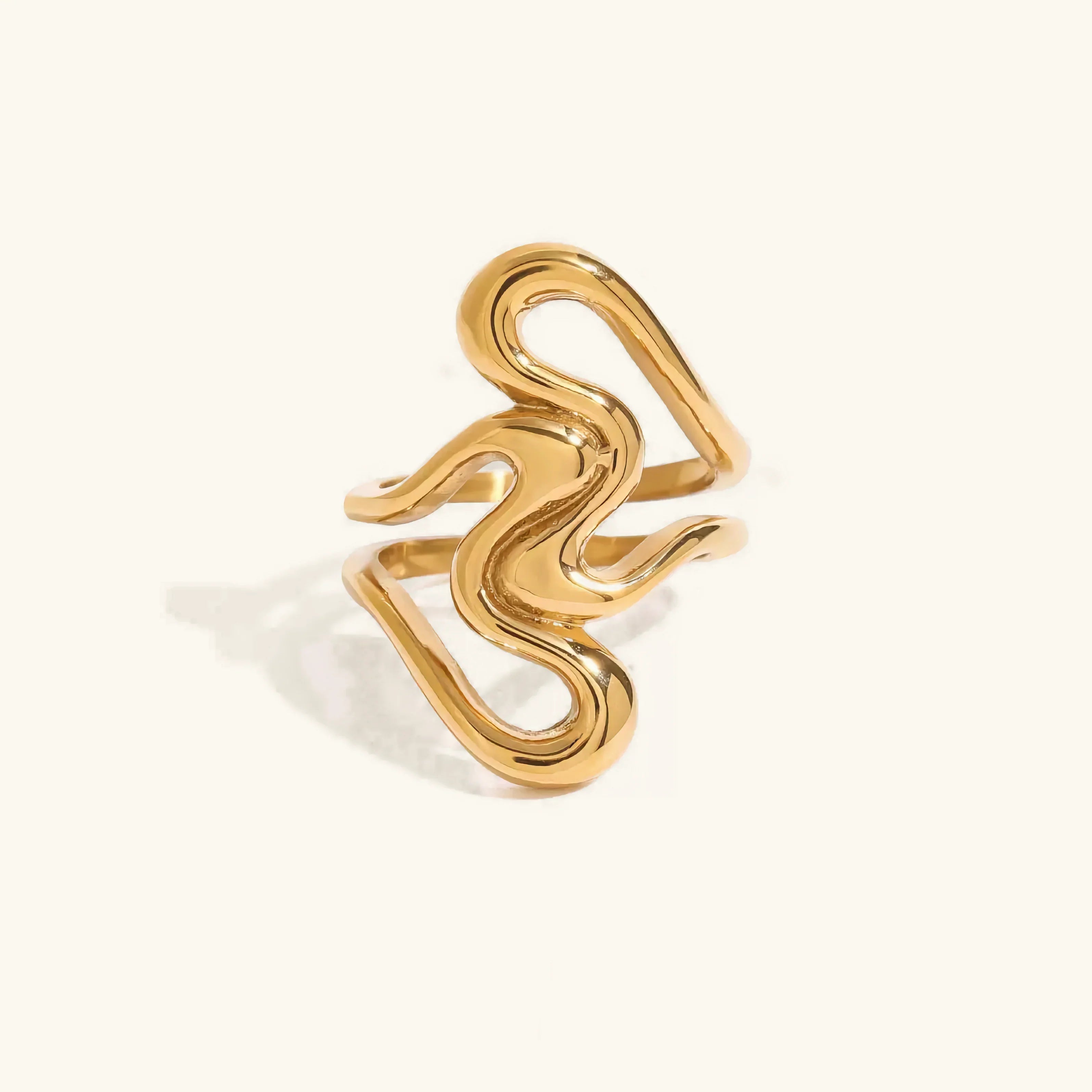 Cordoba Abstract Gold Ring