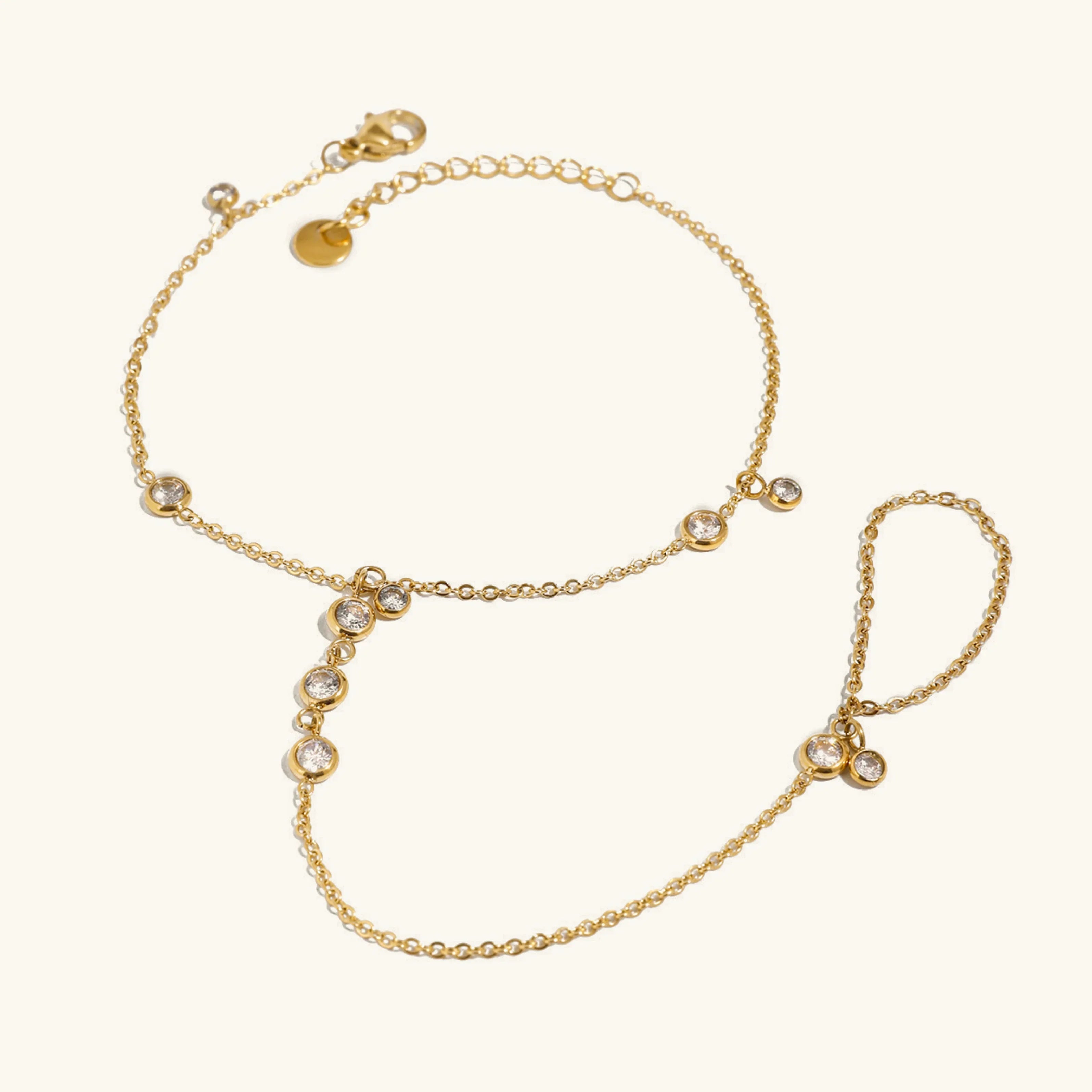 Alice Diamond Hand Chain