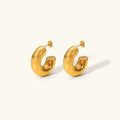 Trust Chunky Gold Hoops