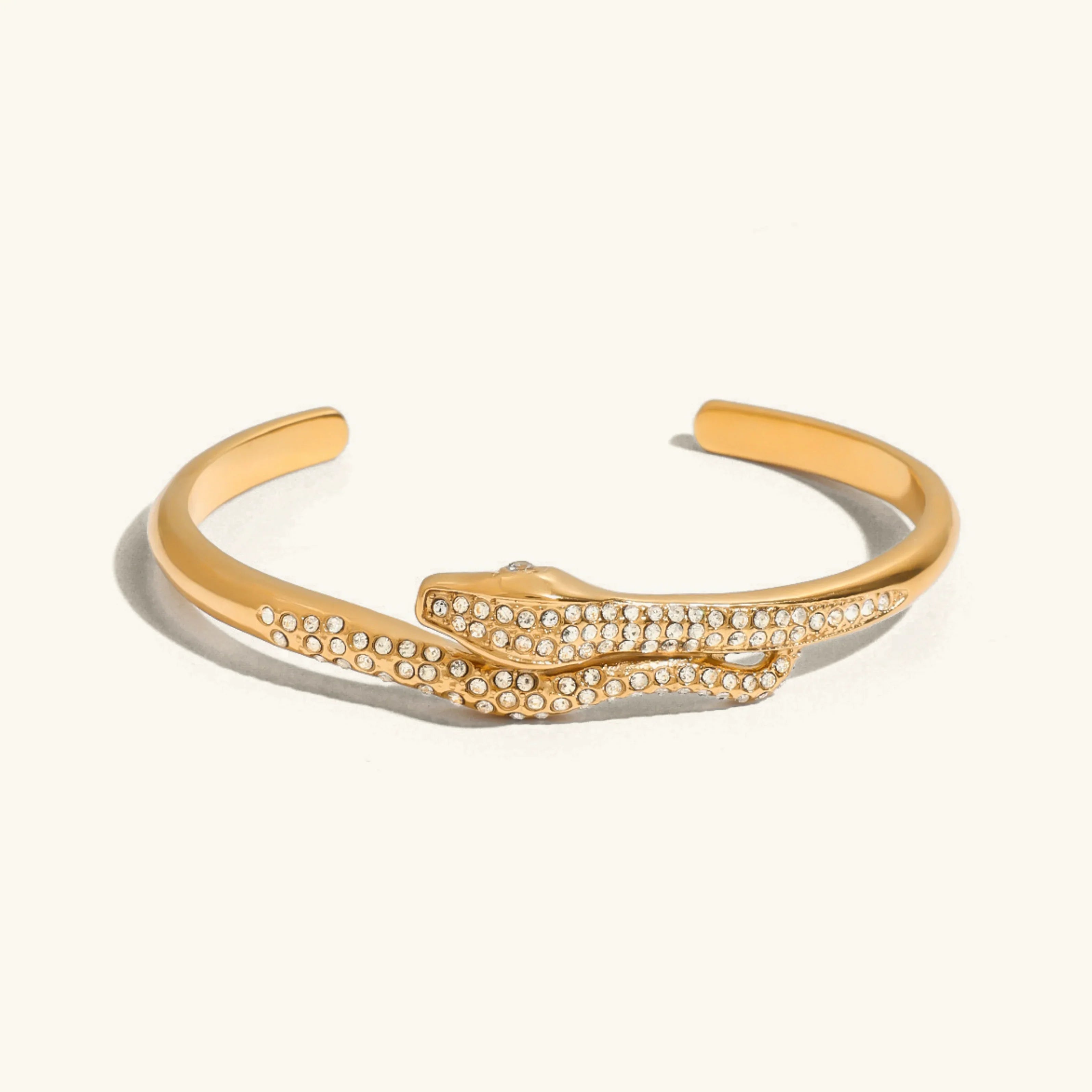Evelyn Serpentine Diamond Bangle