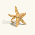 Mallorca Gold Starfish Ring