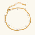 Warm Sand Pearl Anklet