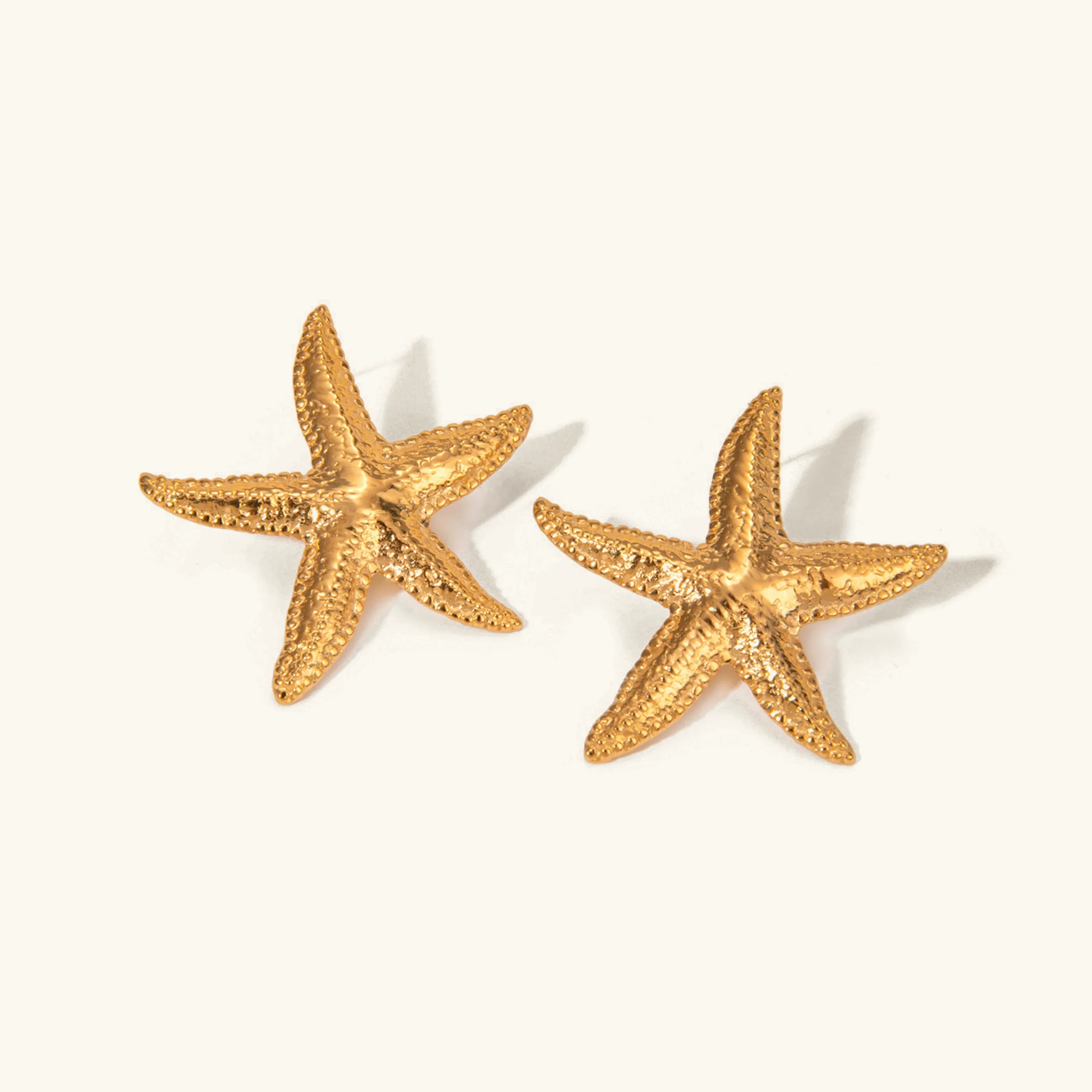 Confidence Gold Starfish Earrings