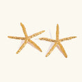 Fantasy Gold Starfish Earrings