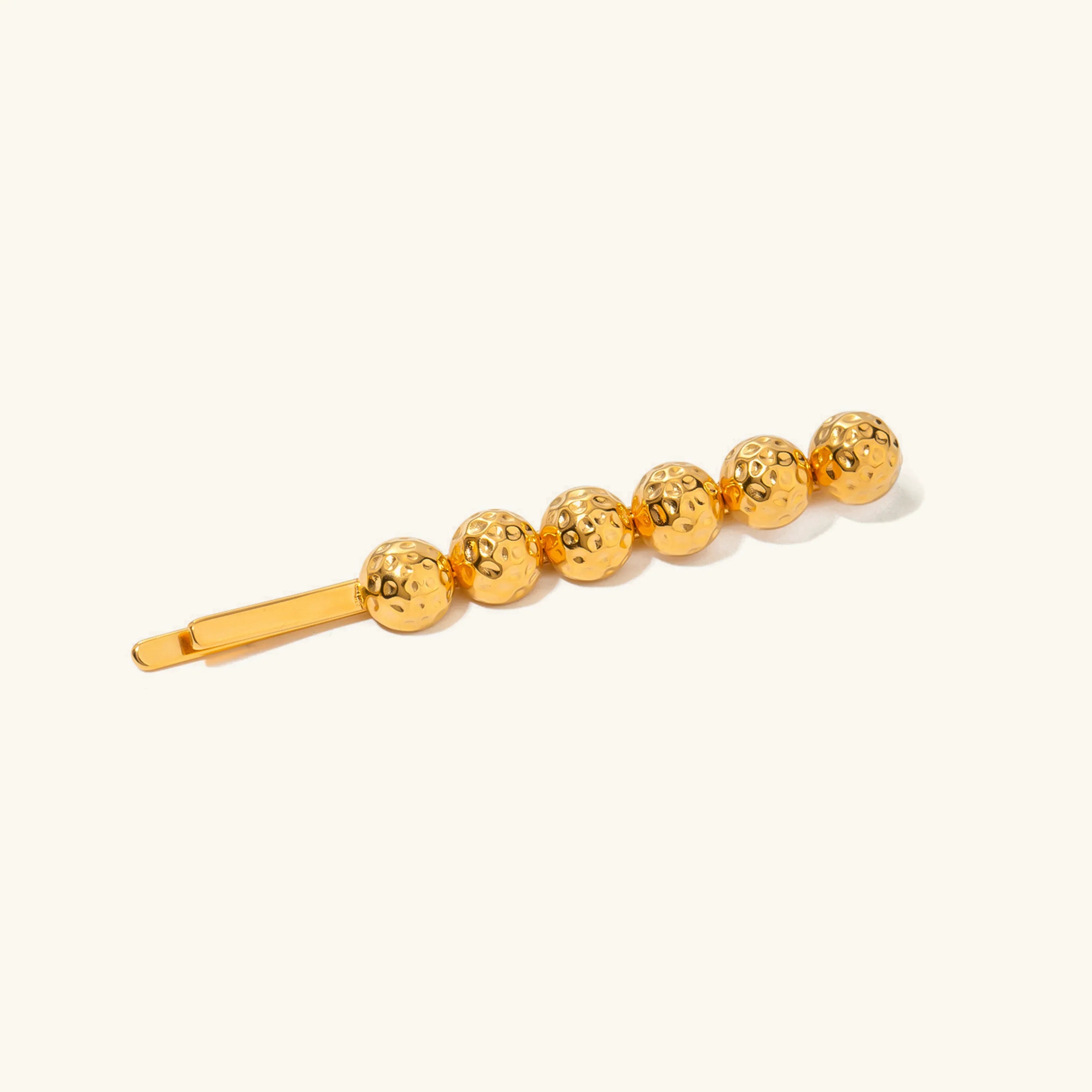 Marigold Beads Gold French Pin