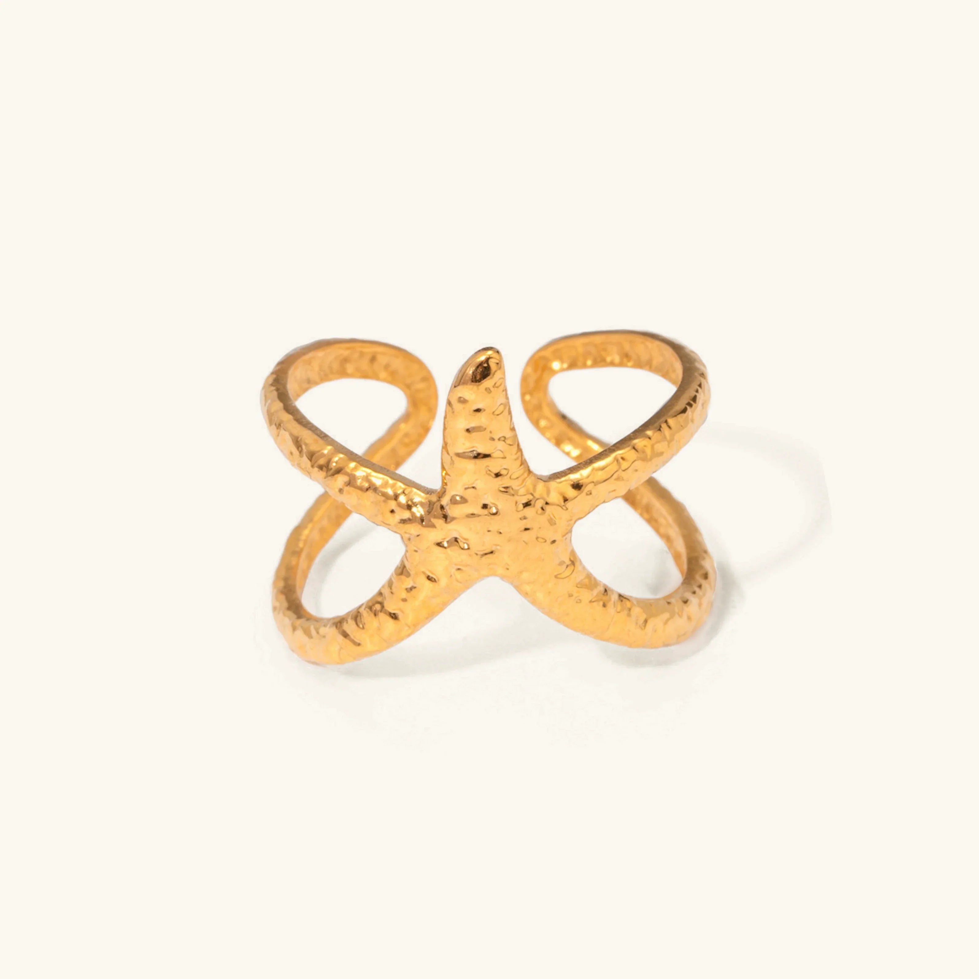 Sydney Gold Starfish Ring