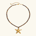 Iris Gold Starfish Pendant