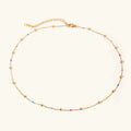 Ixchel Gold Chain Bead Necklace