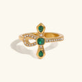 Athens Diamond Knot Gold Ring
