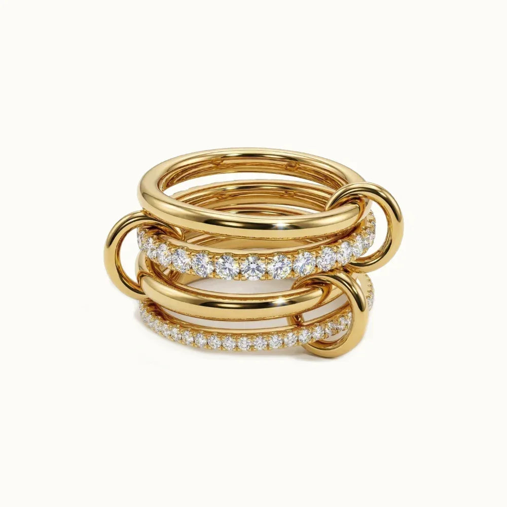 Berlin Stacked Diamond Ring