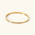 Clara Gold Diamond Bangle