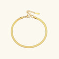 Summer Gold Herringbone Anklet
