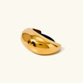 Saffron Gold Dome Pony Cuff