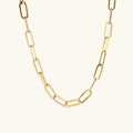 Pele Gold Paperclip Chain Necklace