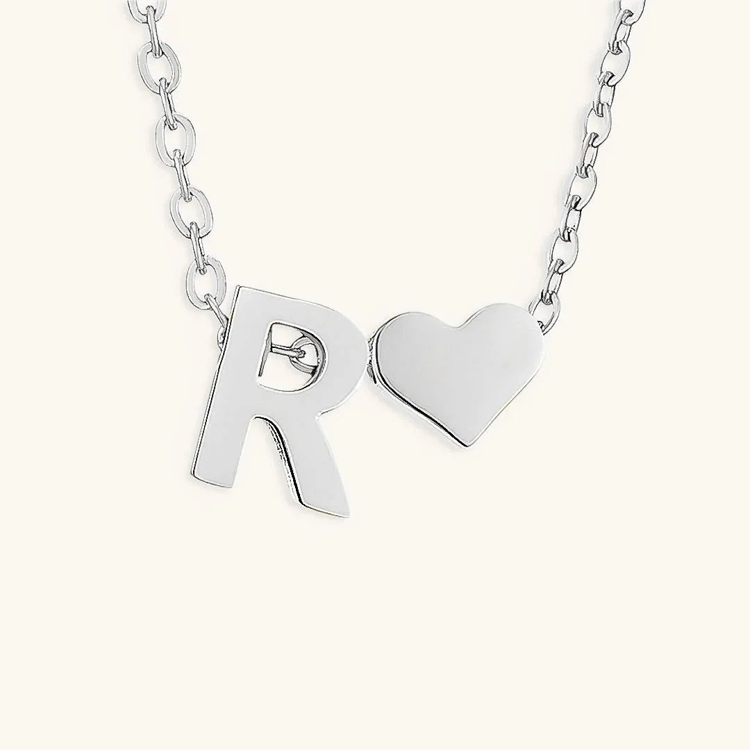 Hathor Initial Letter Gold Necklace