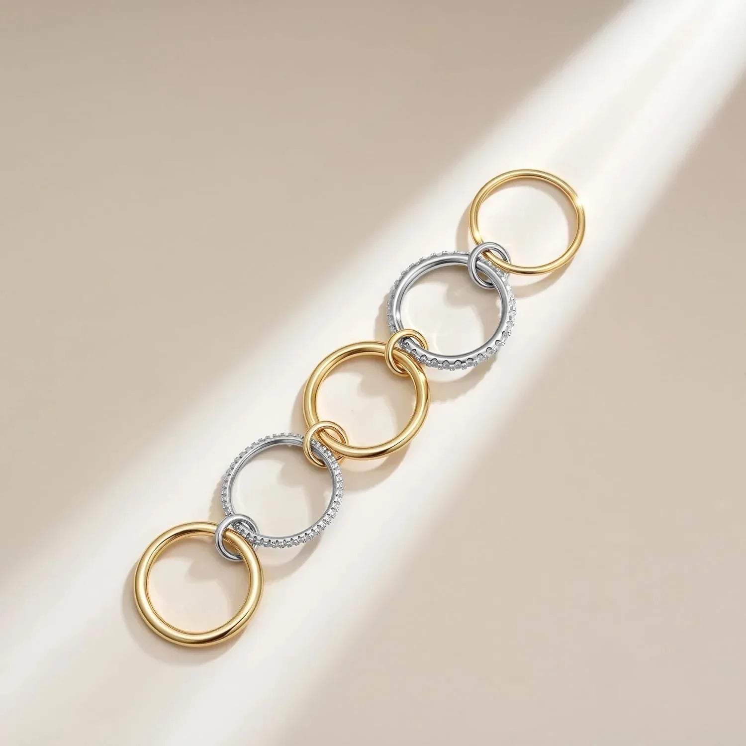 Verona Stacked Diamond Ring