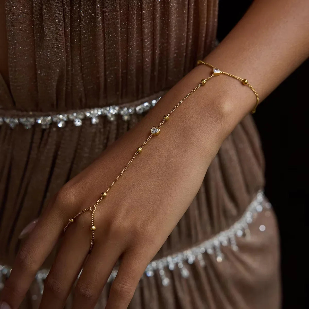 Hailey Gold Hand Chain